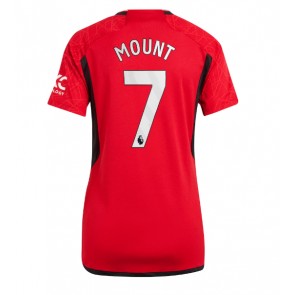 Lacne Ženy Futbalové dres Manchester United Mason Mount #7 2023-24 Krátky Rukáv - Domáci